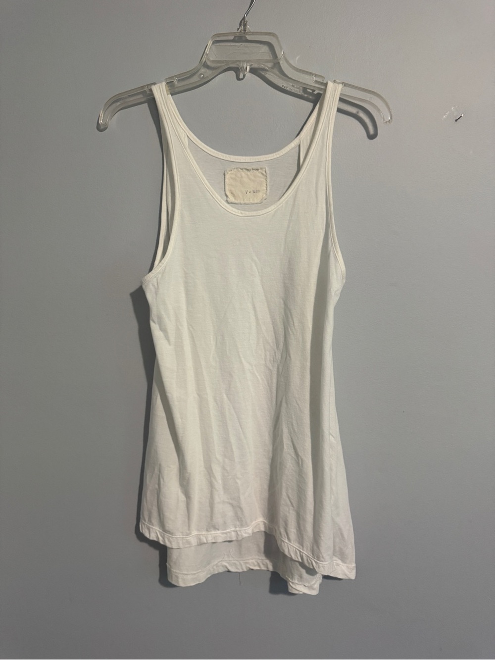 V::room white cotton Tank Top